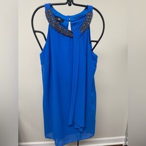 I.N. Studio Blue Beaded Dress